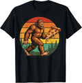 Pizza Lover Foodie Food Sasquatch Yeti - Adult & Kids T-Shirts, Sweatshirts & Hoodies apparel design preview 1