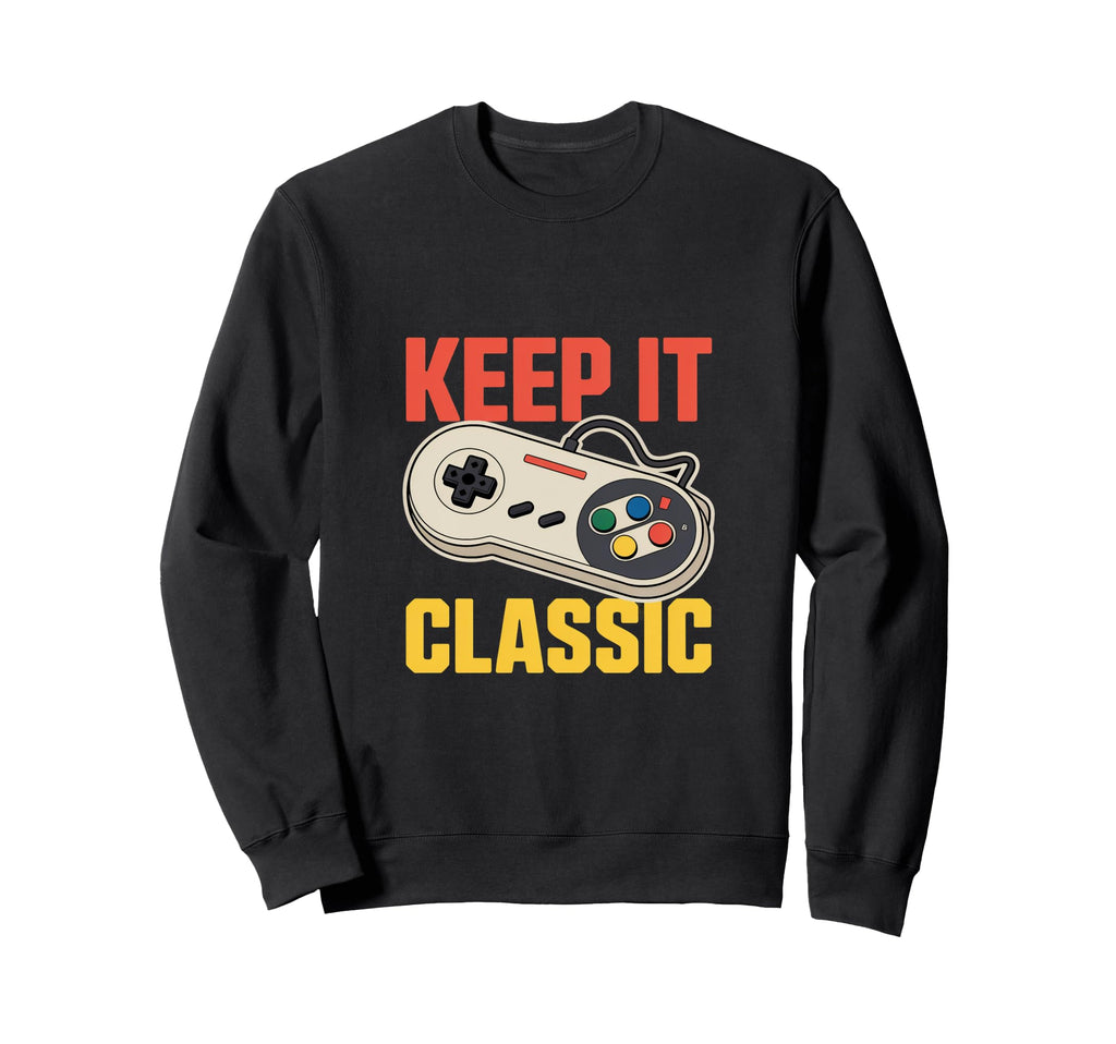 Keep It Gaming Controller Gamer Sweatshirt - Custom Art Print Men Women - T-Shirt, Sweatshirt, Hoodie