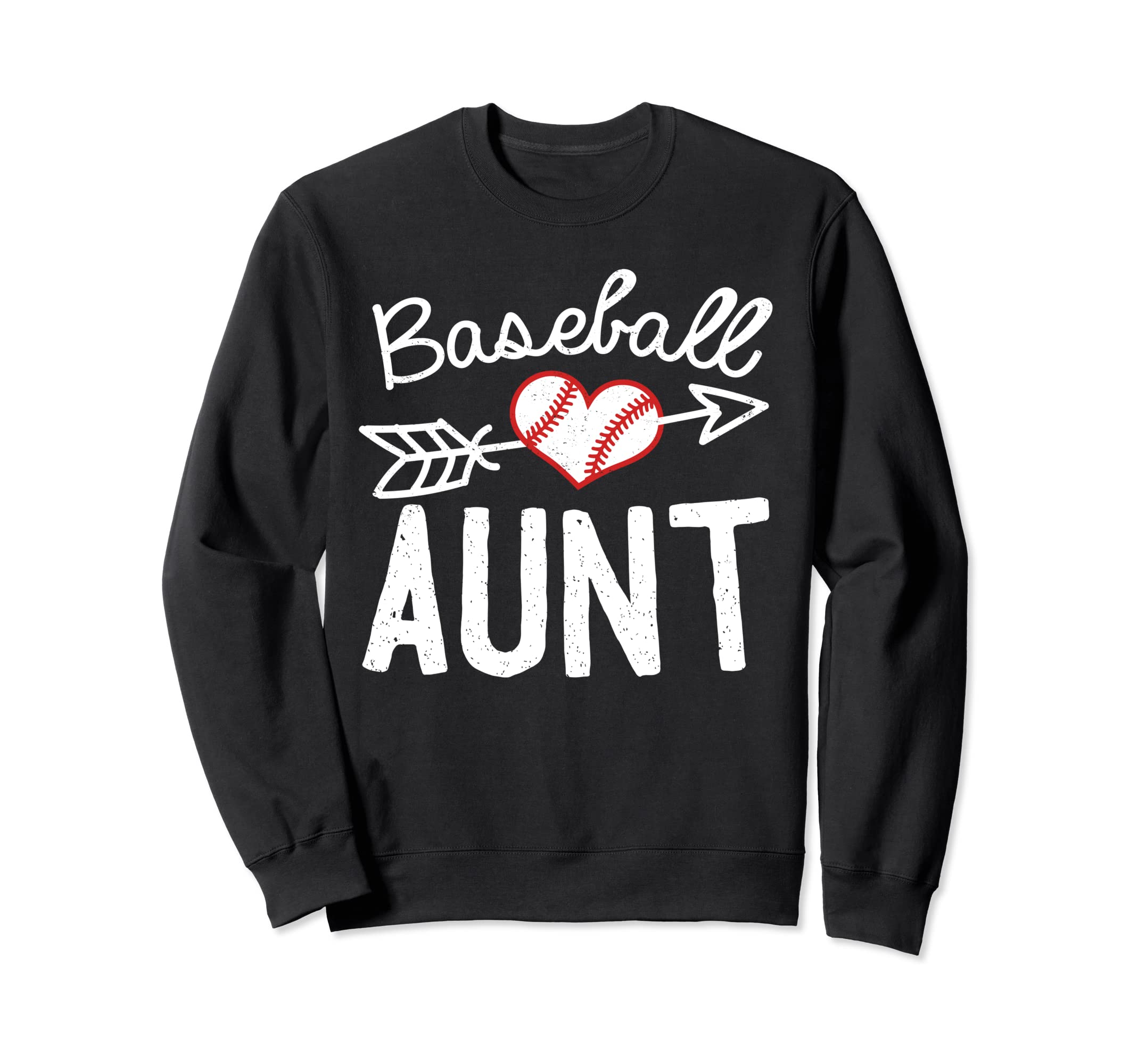 Baseball Aunt Sweatshirt - Graphic Print for Adults - T-Shirt, Sweatshirt, Hoodie