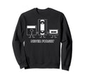 Never Forget Floppy Disk Vhs Tape Sweatshirt - Trendy Graphic Unisex - T-Shirt, Sweatshirt, Hoodie