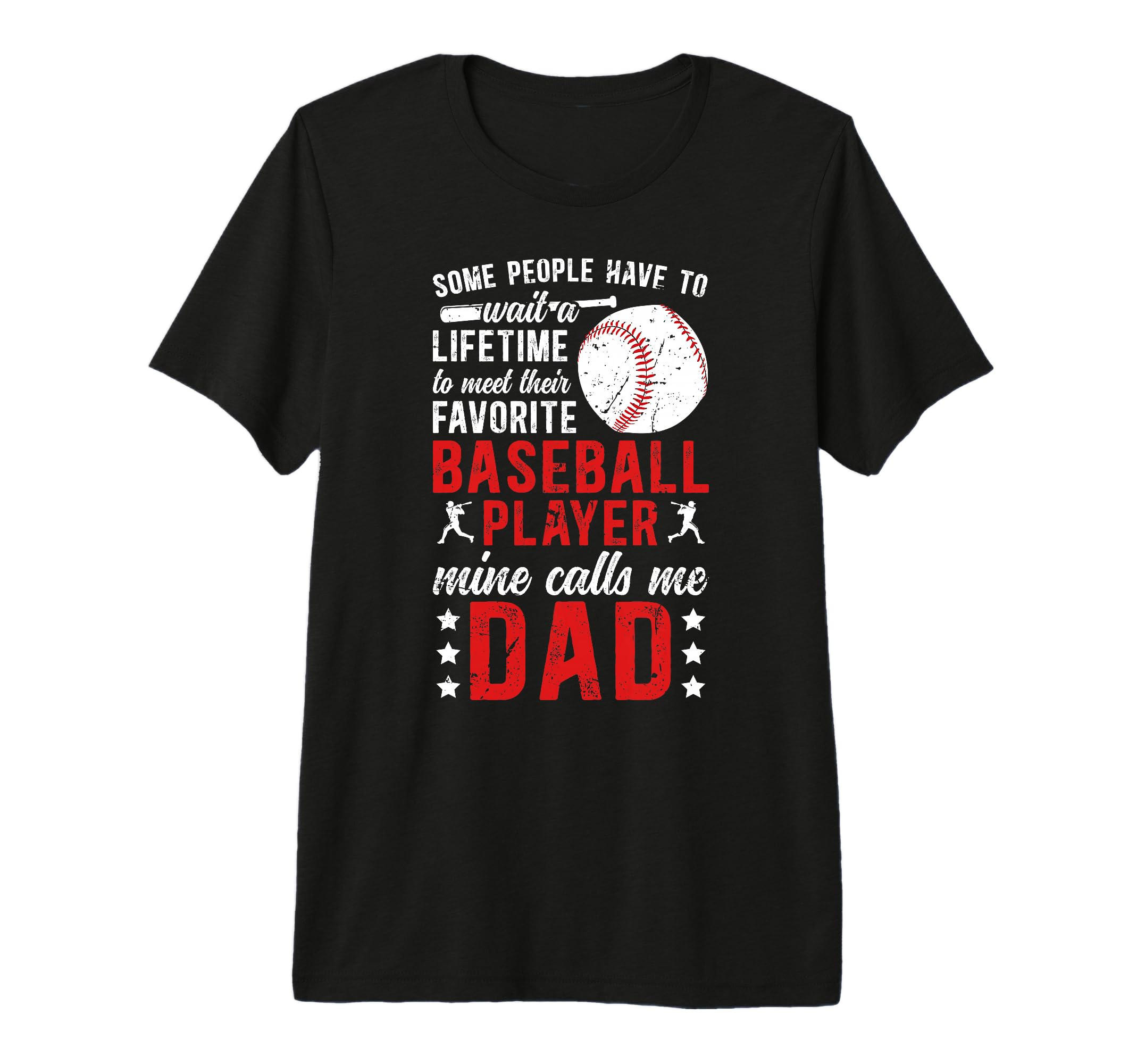 Mens Proud Baseball Dad Baseball T-Shirt - Casual Everyday Wear for Adults - T-Shirt, Sweatshirt, Hoodie