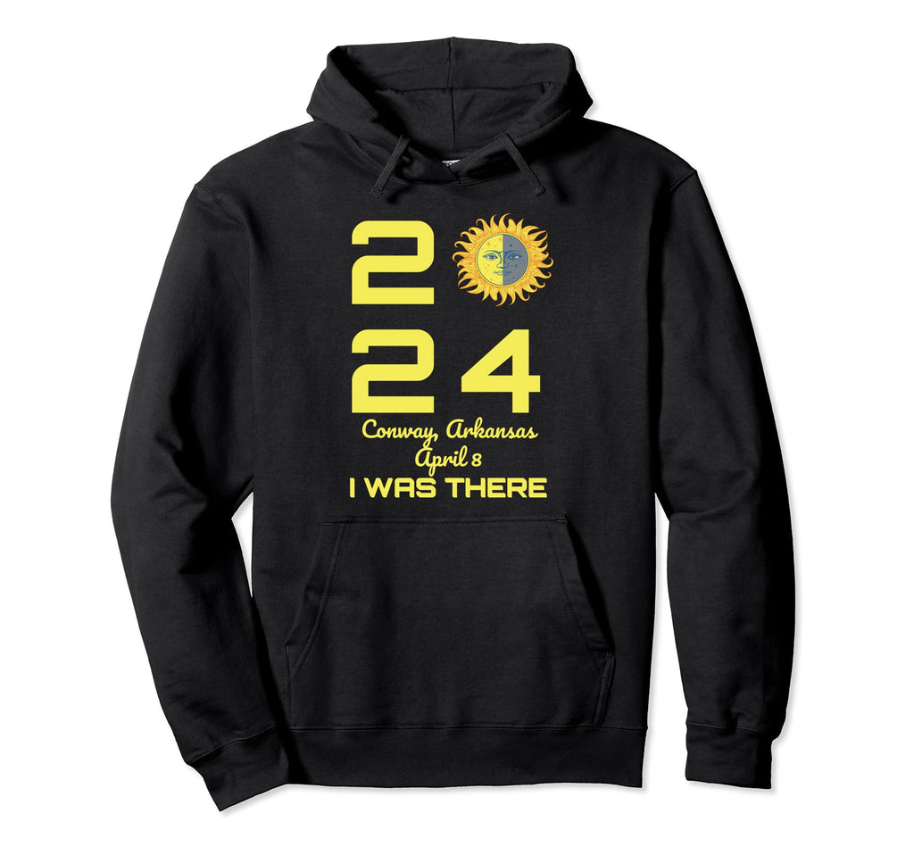 Total Solar Eclipse Conway Arkansas Hoodie - Aesthetic Graphic Men Women - T-Shirt, Sweatshirt, Hoodie