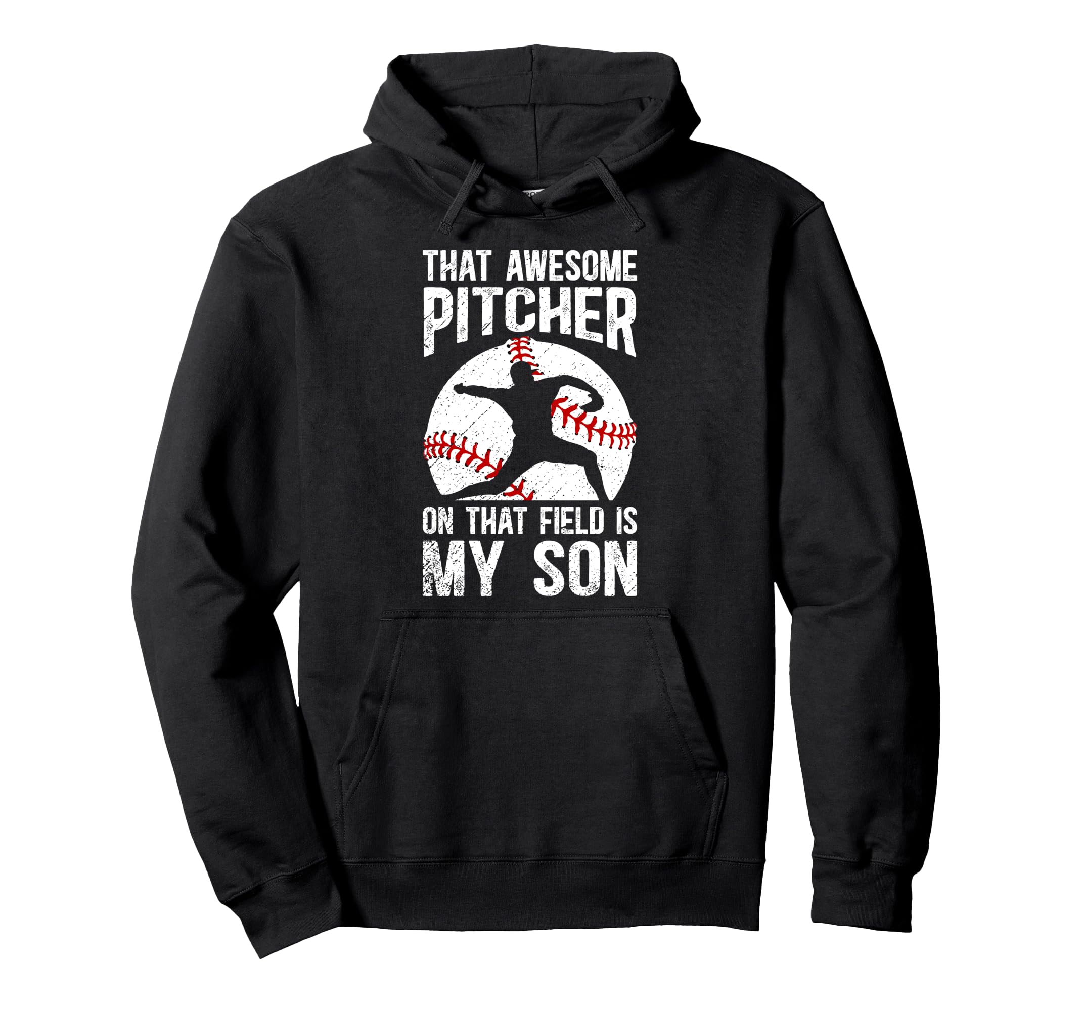 Baseball Pitcher Mom Proud Baseball Hoodie - Aesthetic Graphic Unisex - T-Shirt, Sweatshirt, Hoodie
