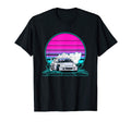 Sunset Drifting Car T-Shirt - Novelty Apparel Unisex - T-Shirt, Sweatshirt, Hoodie