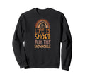 Life Is Short Buy Snowmobile Bohemian Sweatshirt - Unique Graphic Unisex - T-Shirt, Sweatshirt, Hoodie