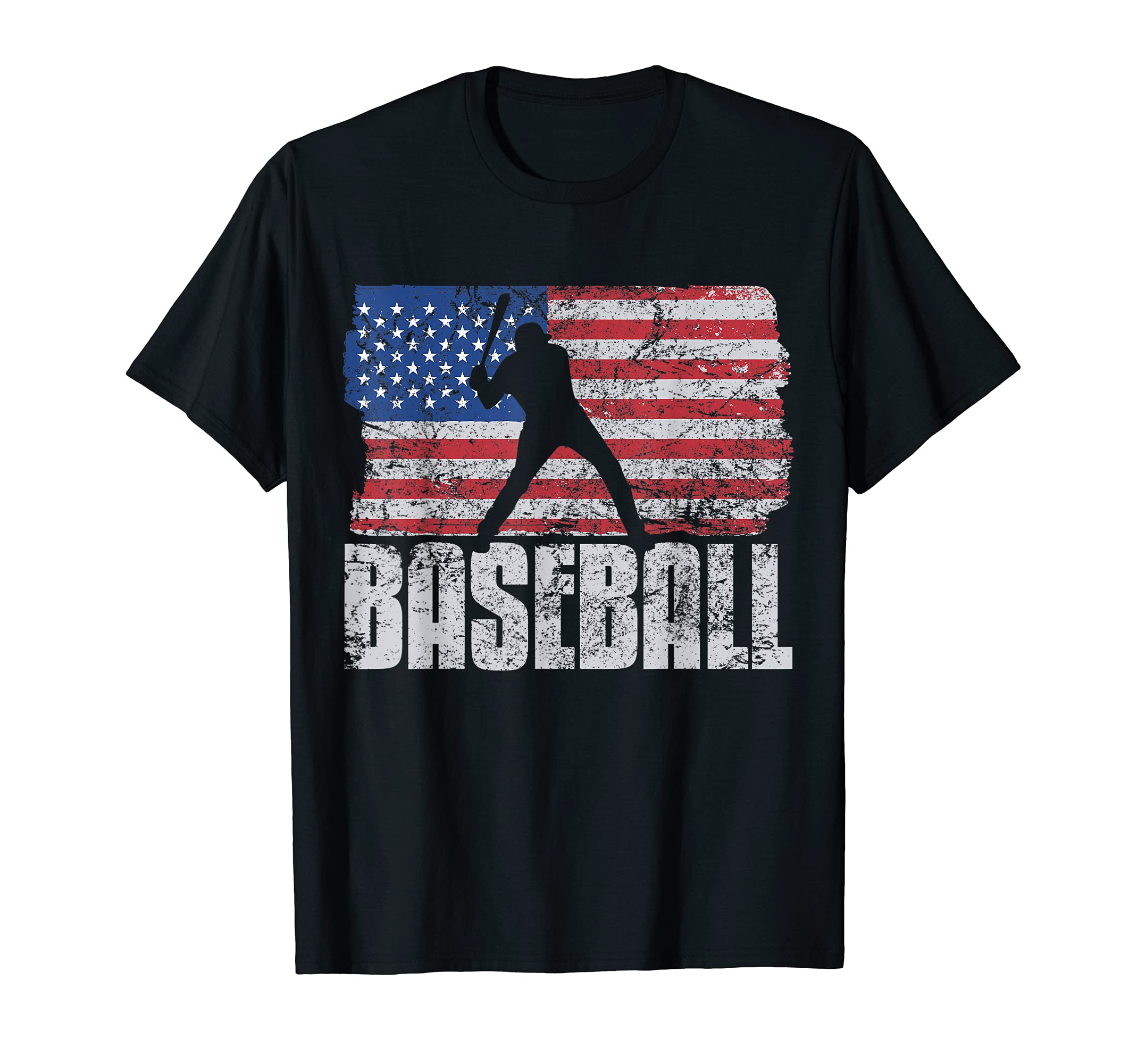 Patriotic Flag Baseball Softball T-Shirt - Casual Everyday Wear for Adults - T-Shirt, Sweatshirt, Hoodie
