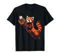 Funny Red Panda Playing Baseball T-Shirt - Unique Graphic Men Women - T-Shirt, Sweatshirt, Hoodie