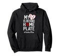 Proud Baseball Catcher Mom Baseball Hoodie - Custom Art Print Men Women - T-Shirt, Sweatshirt, Hoodie