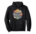 Flower Child Energy Daisy Floral Hippie Hoodie - Aesthetic Graphic Unisex - T-Shirt, Sweatshirt, Hoodie