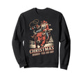 Santa Claus Cowboy Sweatshirt - Unique Graphic Unisex - T-Shirt, Sweatshirt, Hoodie