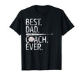 Best Dad Coach Ever Funny Baseball T-Shirt - Fun Novelty Design for Adults - T-Shirt, Sweatshirt, Hoodie