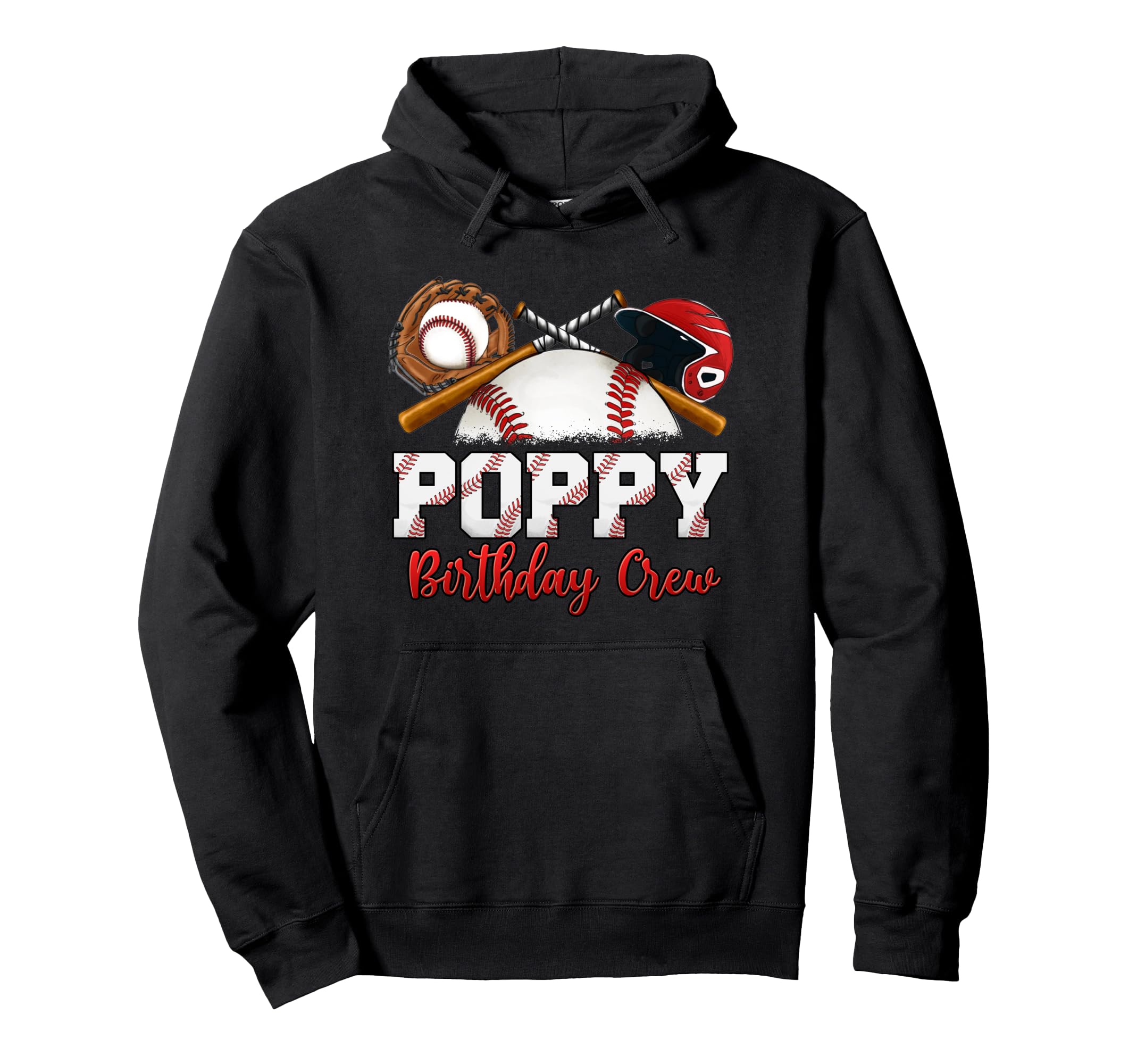 Baseball Birthday Party Sports Family Hoodie - Trendy Graphic Men Women - T-Shirt, Sweatshirt, Hoodie