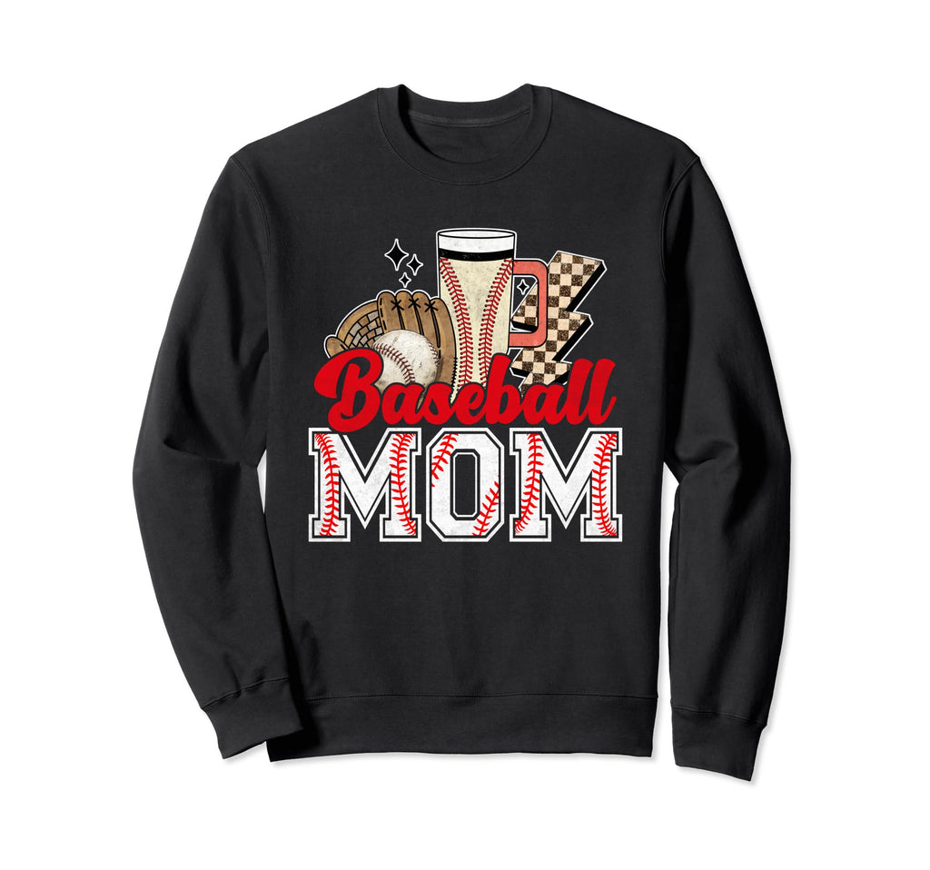 Coffee Baseball Mama Mothers Day Sweatshirt - Trendy Graphic Men Women - T-Shirt, Sweatshirt, Hoodie