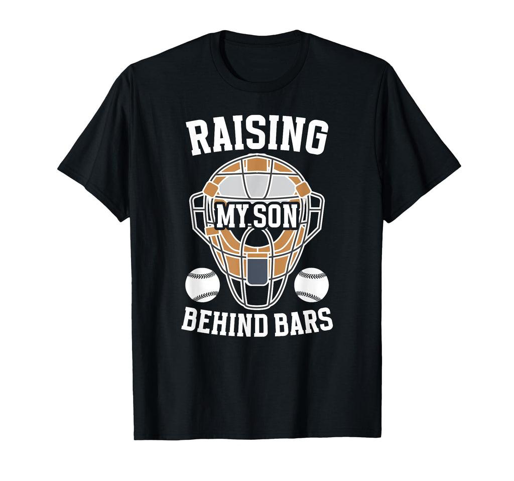 Baseball Catcher Mom Funny Mom T-Shirt - Trendy Graphic for Adults - T-Shirt, Sweatshirt, Hoodie