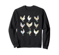 Boho Chicken Farmers Chicken Sweatshirt - Unique Graphic Unisex - T-Shirt, Sweatshirt, Hoodie