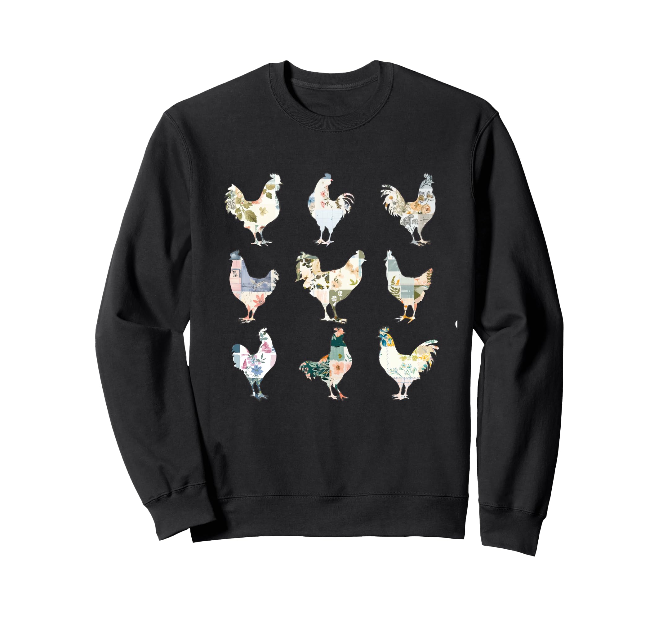 Boho Chicken Farmers Chicken Sweatshirt - Unique Graphic Unisex - T-Shirt, Sweatshirt, Hoodie