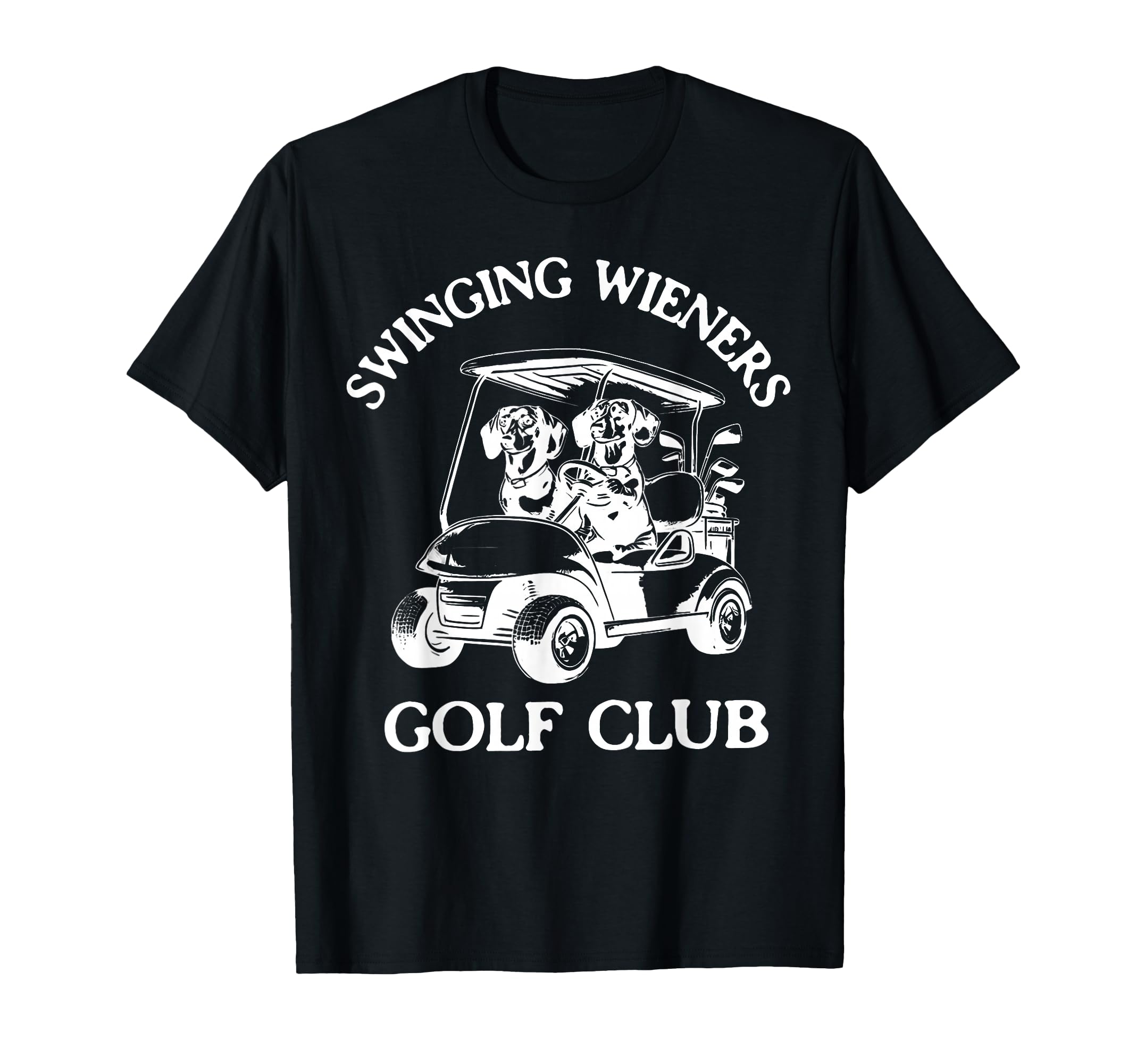 Swinging Wieners Golf Club Dachshund T-Shirt - Trendy Graphic for Adults - T-Shirt, Sweatshirt, Hoodie
