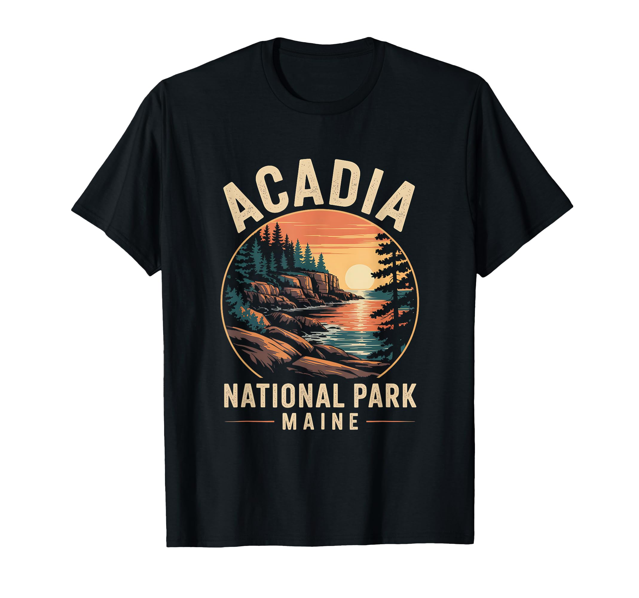 Acadia National Park Maine Est 1916 Mens T-Shirt - Streetwear Style Unisex - T-Shirt, Sweatshirt, Hoodie