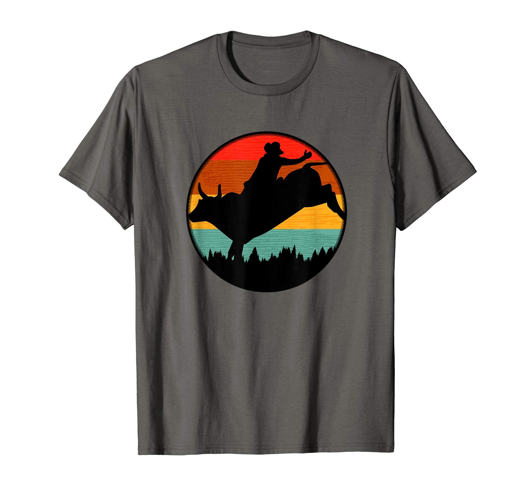 Western Bull Riding Cowboy T-Shirt - Custom Art Print for Adults - T-Shirt, Sweatshirt, Hoodie