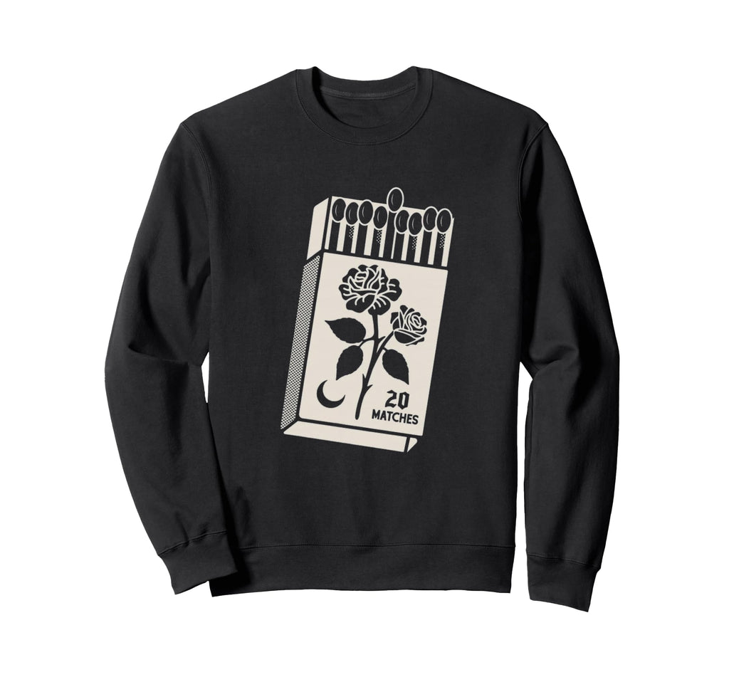 Matches Rose Matchbox 20 Matches Sweatshirt - Trendy Graphic for Adults - T-Shirt, Sweatshirt, Hoodie