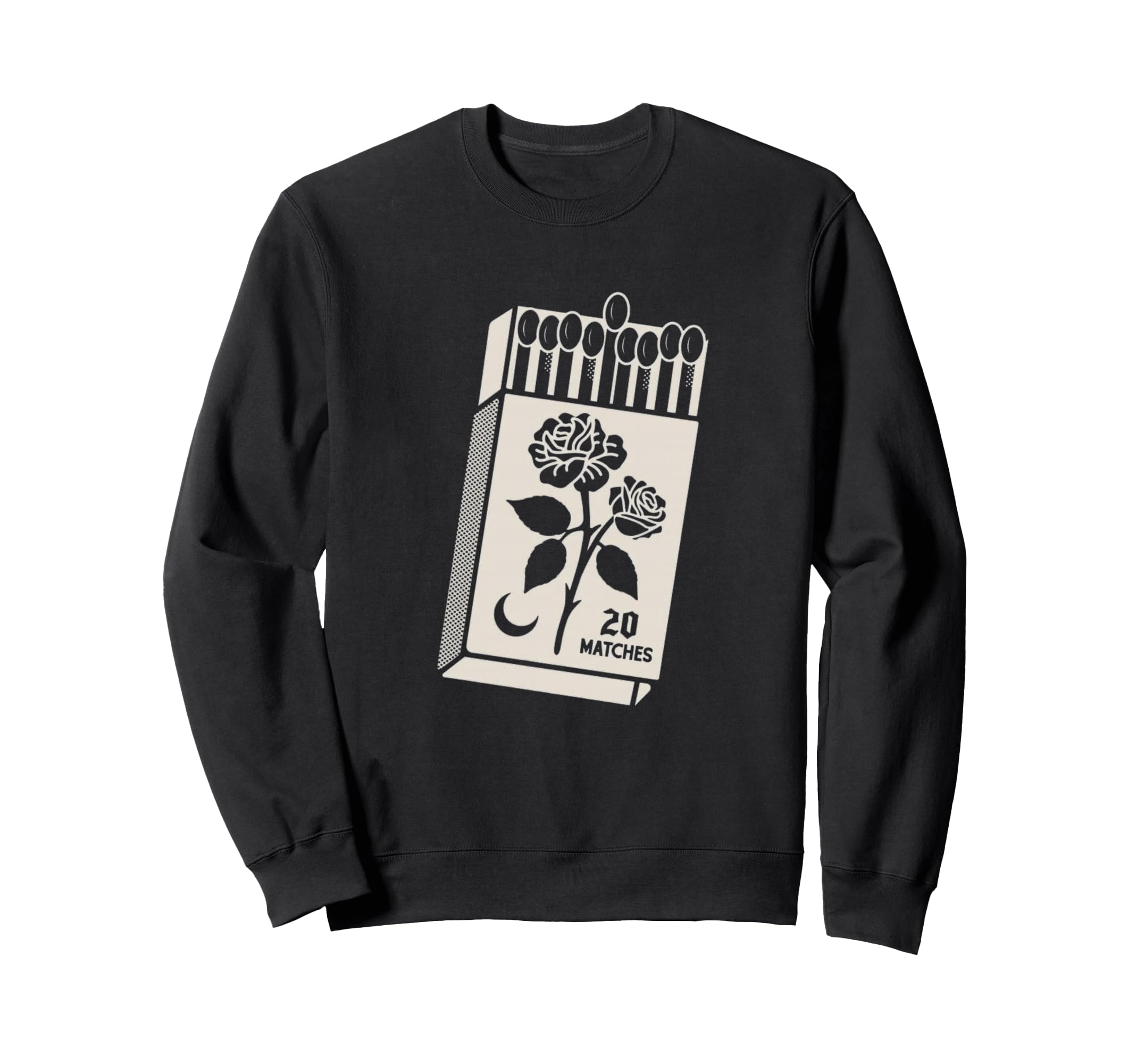 Matches Rose Matchbox 20 Matches Sweatshirt - Trendy Graphic for Adults - T-Shirt, Sweatshirt, Hoodie