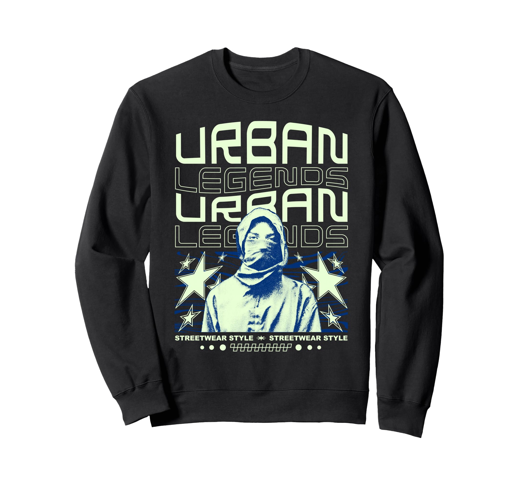 Y2K Legends Bold Urban Graffiti Sweatshirt - Aesthetic Graphic for Adults - T-Shirt, Sweatshirt, Hoodie