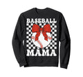 Baseball Mama Coquette Bow Game Day Sweatshirt - Novelty Apparel Men Women - T-Shirt, Sweatshirt, Hoodie