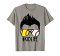 Dy Kidlife Softball Baseball Family T-Shirt - Minimalist Print Men Women - T-Shirt, Sweatshirt, Hoodie