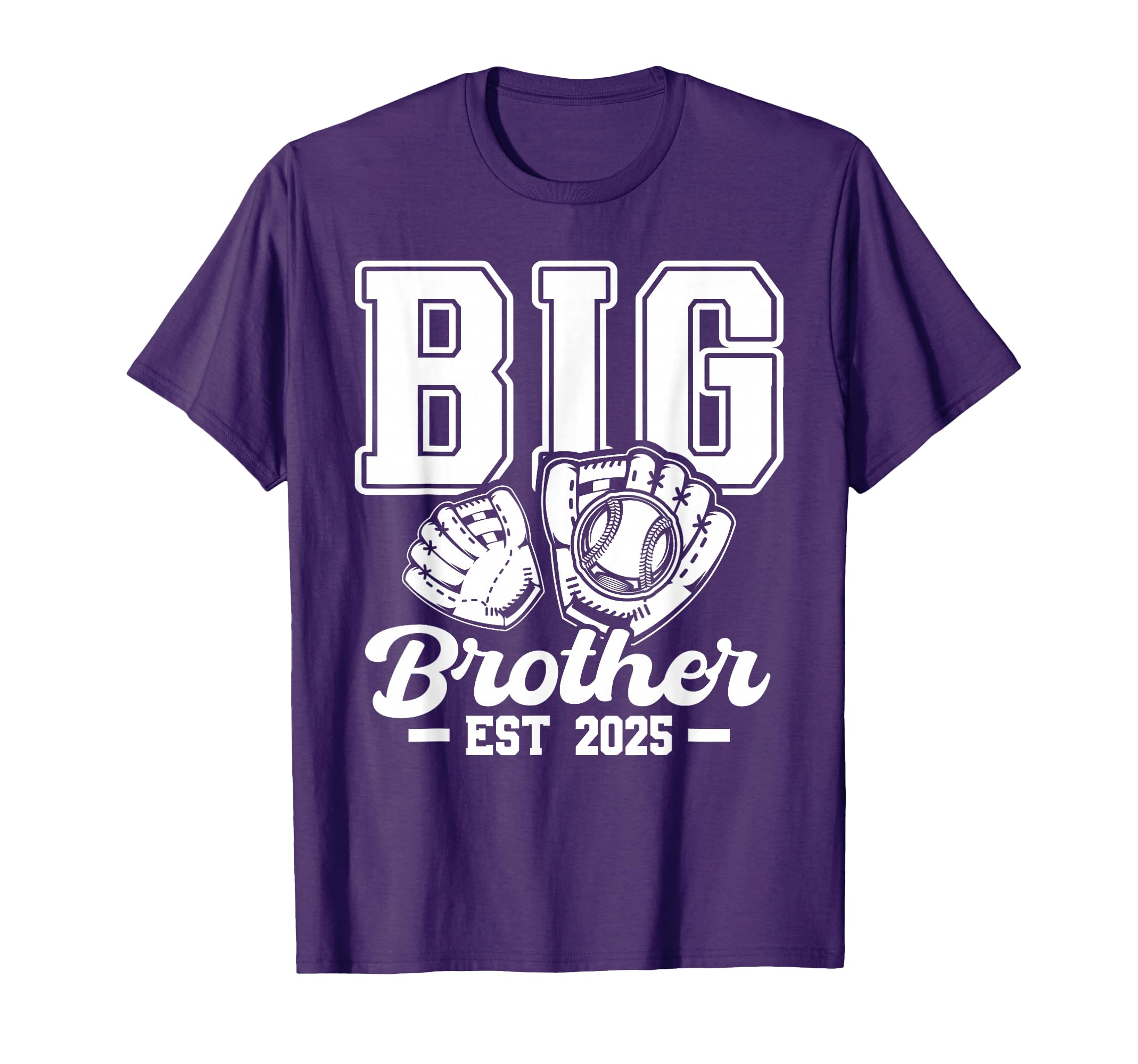 Baseball Big Brother 2025 Pregnancy T-Shirt - Custom Art Print for Adults - T-Shirt, Sweatshirt, Hoodie