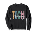 Vet Tech Distressed Simple Sweatshirt - Aesthetic Graphic for Adults - T-Shirt, Sweatshirt, Hoodie