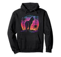 Cat Vaporwave Retrowave Aesthetic Hoodie - Novelty Apparel Unisex - T-Shirt, Sweatshirt, Hoodie