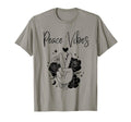 Peace Sign Vibes Love 60 S 70 S Shirts T-Shirt - Novelty Apparel Unisex - T-Shirt, Sweatshirt, Hoodie