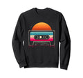 Oldschool Cassette Sunset Tape Sweatshirt - Graphic Print Unisex - T-Shirt, Sweatshirt, Hoodie