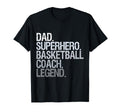 Dad Superhero Basketball Coach Sweatshirt - Aesthetic Graphic Men Women - T-Shirt, Sweatshirt, Hoodie