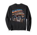 Raised Old School Hip Hop Cassette Sweatshirt - Graphic Print Men Women - T-Shirt, Sweatshirt, Hoodie