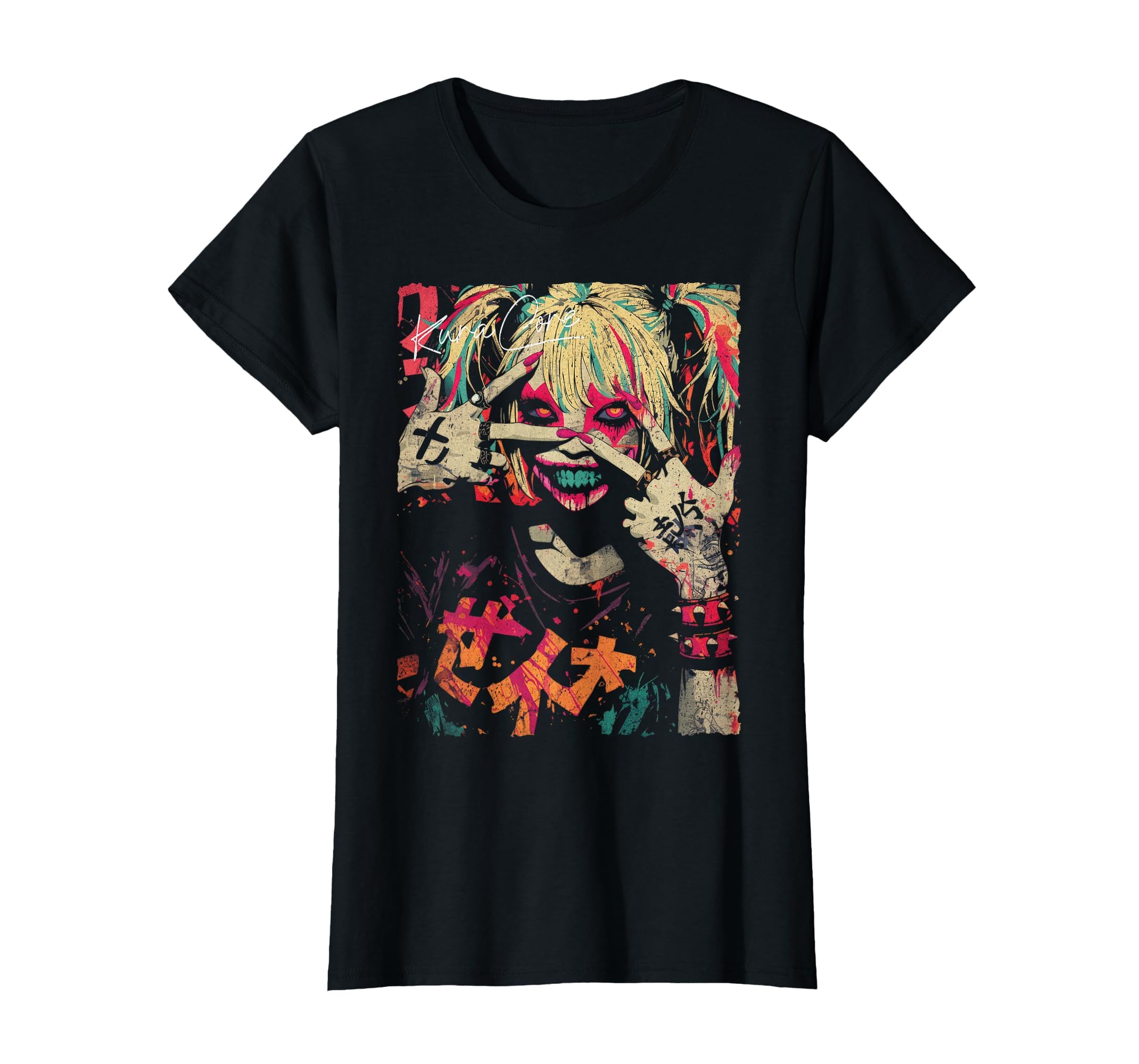 Japanese Streetwear Cyberpunk Y2K T-Shirt - Minimalist Print Unisex - T-Shirt, Sweatshirt, Hoodie