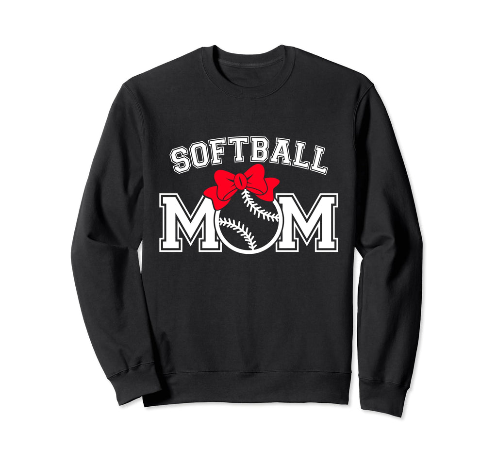 Softball Mom Baseball Love Softball Sweatshirt - Trendy Graphic for Adults - T-Shirt, Sweatshirt, Hoodie