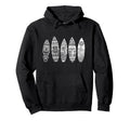 Surfing Surfboard Maori Surfboarder Surfer Hoodie - Minimalist Print Unisex - T-Shirt, Sweatshirt, Hoodie