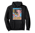 Axolotl Eating Ramen Japan 80S Otaku Hoodie - Novelty Apparel Unisex - T-Shirt, Sweatshirt, Hoodie