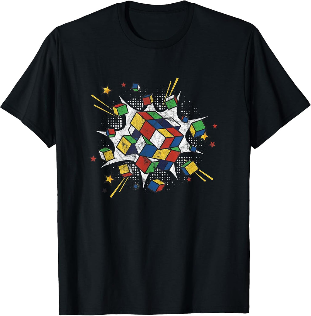 The Melting Cube Competitive Speed Cubing Merch - Adult & Kids T-Shirts, Sweatshirts & Hoodies apparel design preview 1