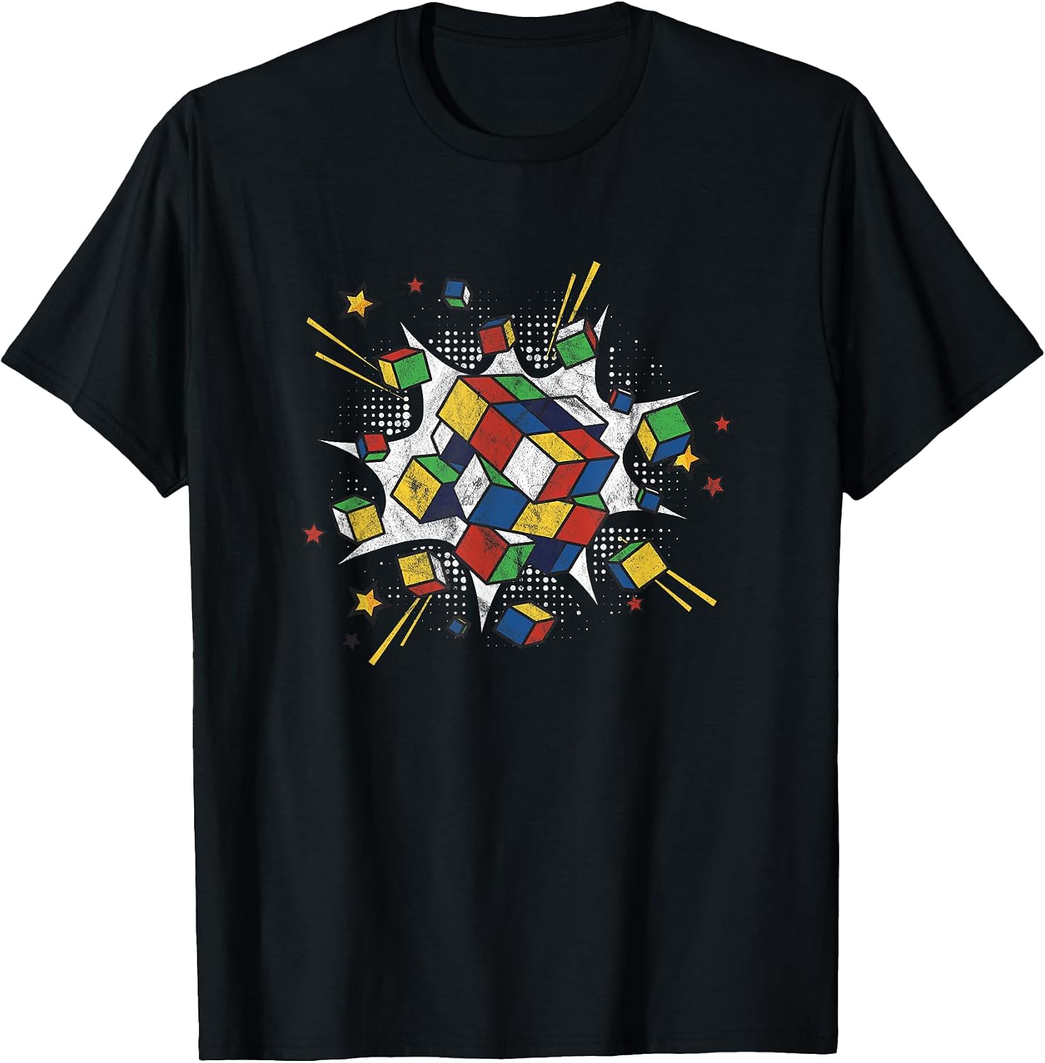 The Melting Cube Competitive Speed Cubing Merch - Adult & Kids T-Shirts, Sweatshirts & Hoodies apparel design preview 1