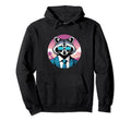 Funny Raccoon Wearing Suit Sunglasses Hoodie - Aesthetic Graphic Men Women - T-Shirt, Sweatshirt, Hoodie