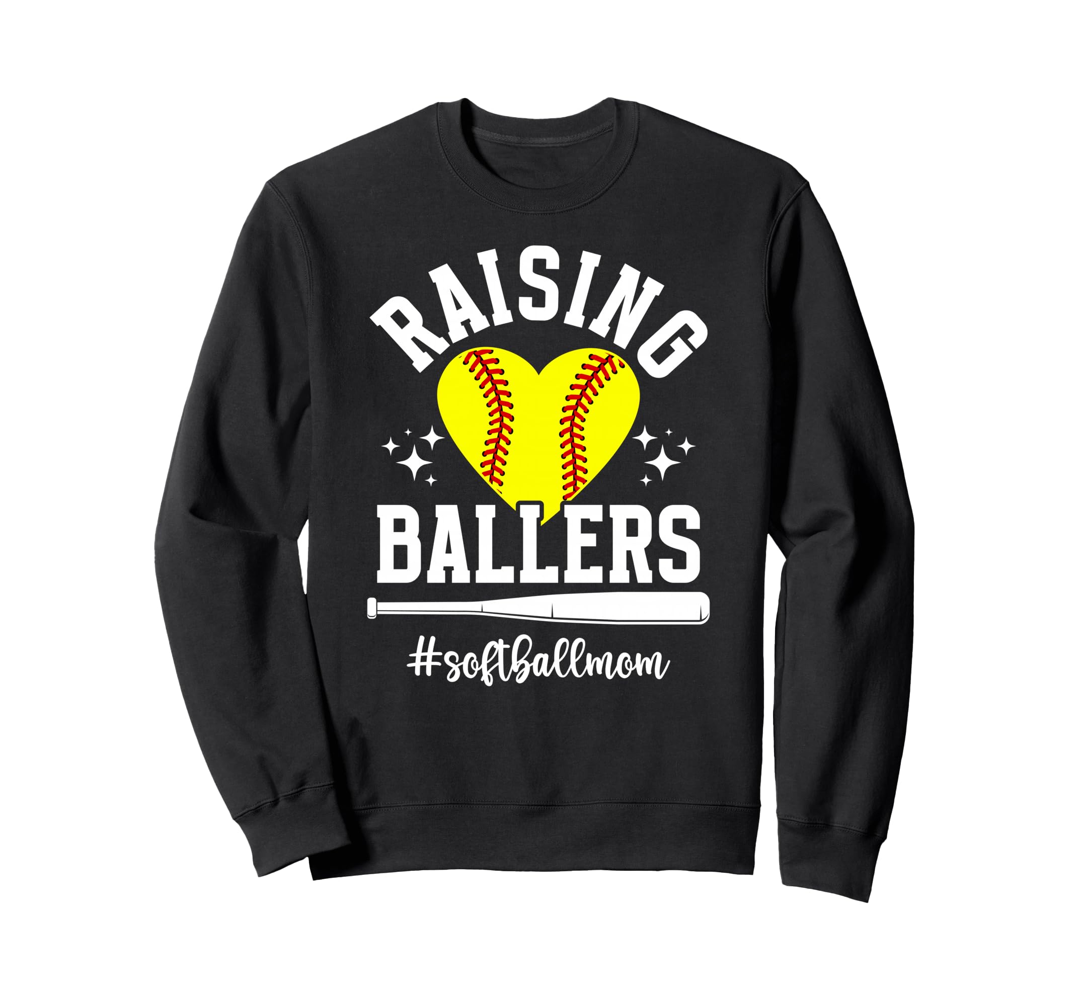 Raising Ballers Softball Mom Sweatshirt - Streetwear Style Men Women - T-Shirt, Sweatshirt, Hoodie