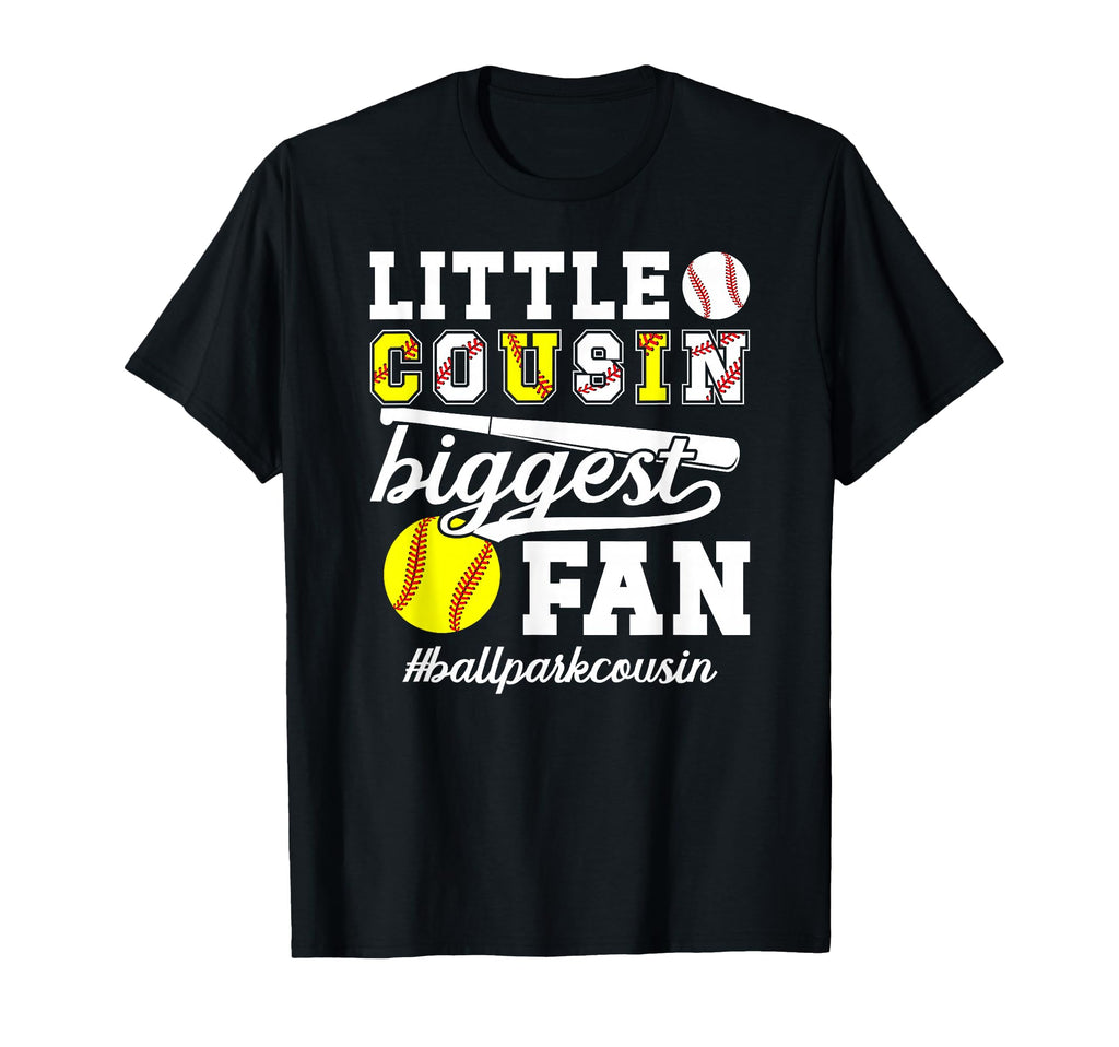 Little Cousin Ballpark Cousin Baseball T-Shirt - Graphic Print Men Women - T-Shirt, Sweatshirt, Hoodie