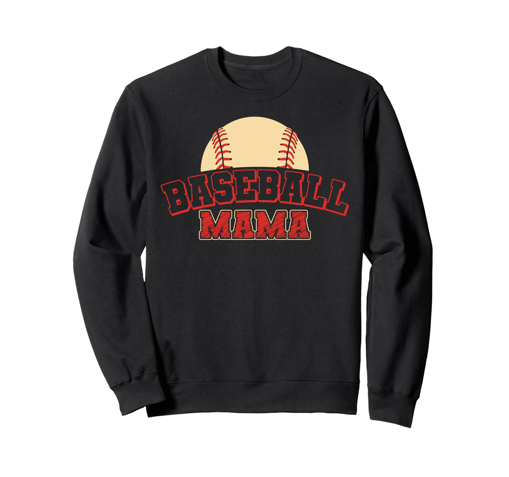 Baseball Mom Sweatshirt - Custom Art Print Men Women - T-Shirt, Sweatshirt, Hoodie