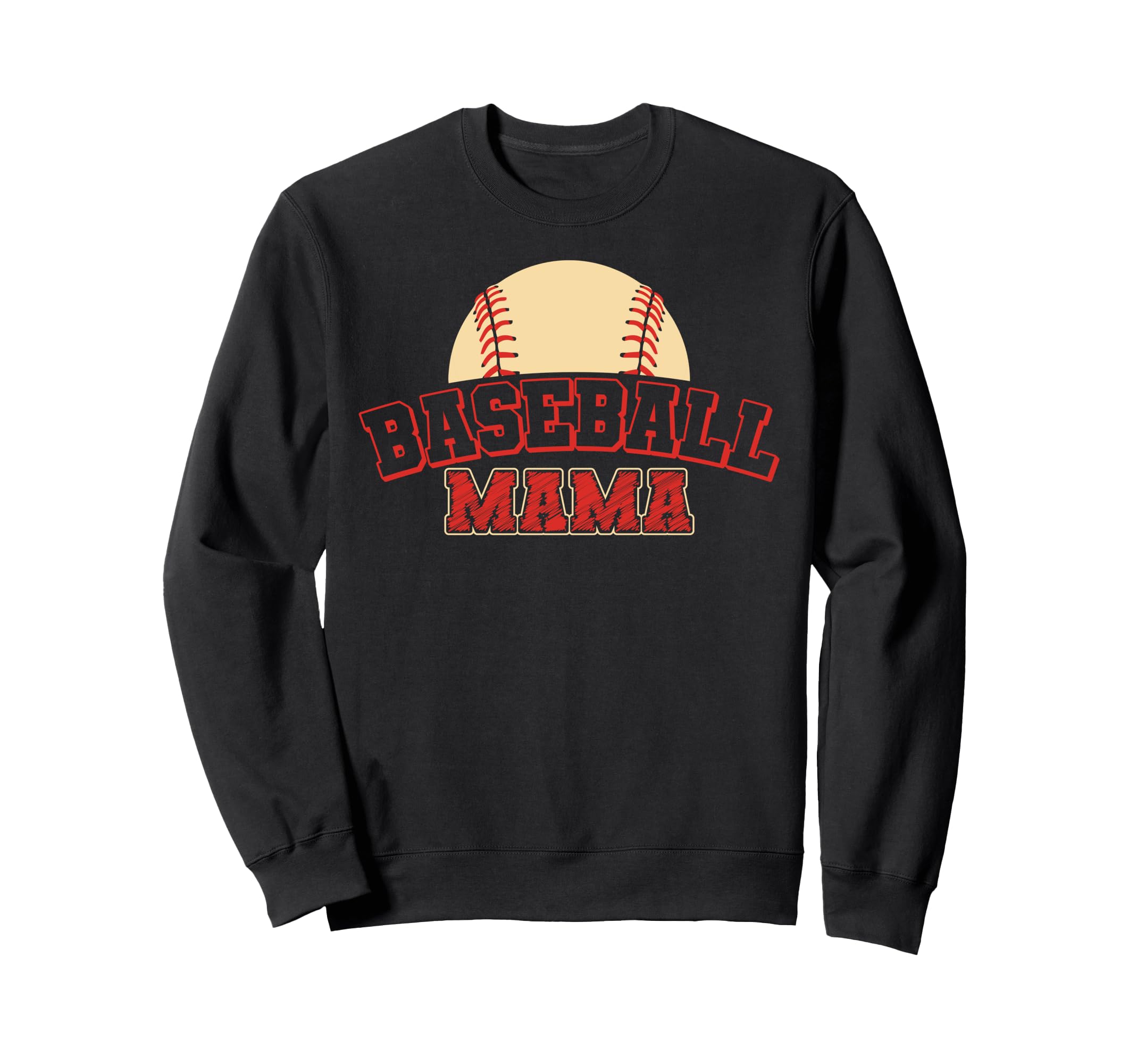 Baseball Mom Sweatshirt - Custom Art Print Men Women - T-Shirt, Sweatshirt, Hoodie