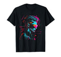 Glitch Cyberpunk Aesthetic Vaporwave T-Shirt - Minimalist Print for Adults - T-Shirt, Sweatshirt, Hoodie