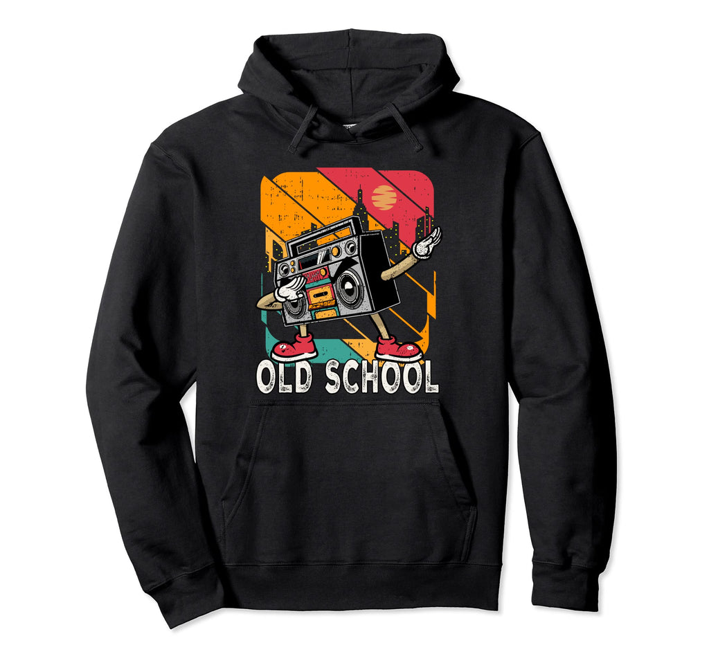 Ghetto Blaster 80S 90S Hip Hip Hoodie - Fun Novelty Design Men Women - T-Shirt, Sweatshirt, Hoodie