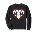 Game Day Team Sports Heart Sweatshirt - Aesthetic Graphic for Adults - T-Shirt, Sweatshirt, Hoodie