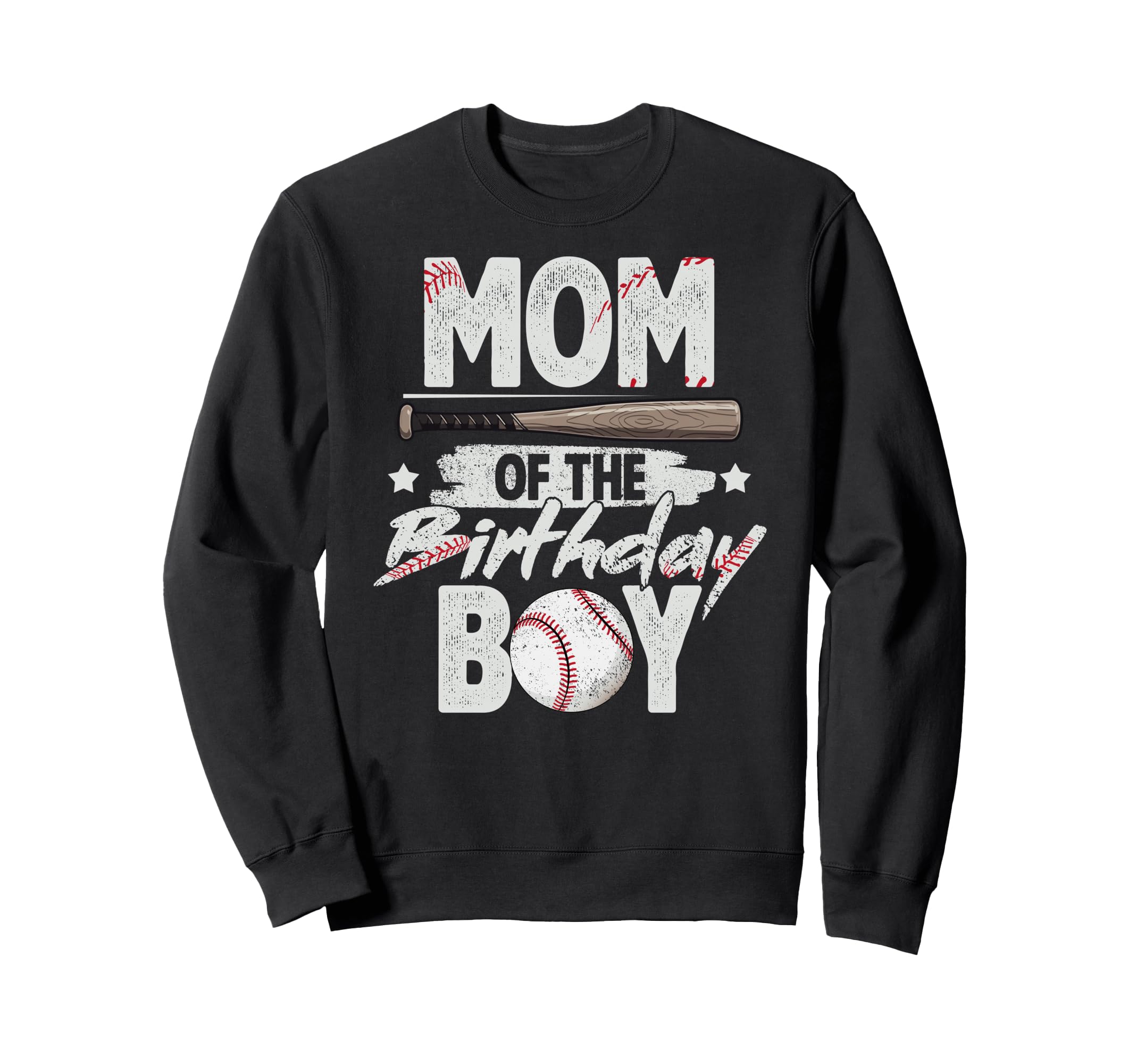 Mom Birthday Matching Baseball Birthday Sweatshirt - Unique Graphic Unisex - T-Shirt, Sweatshirt, Hoodie